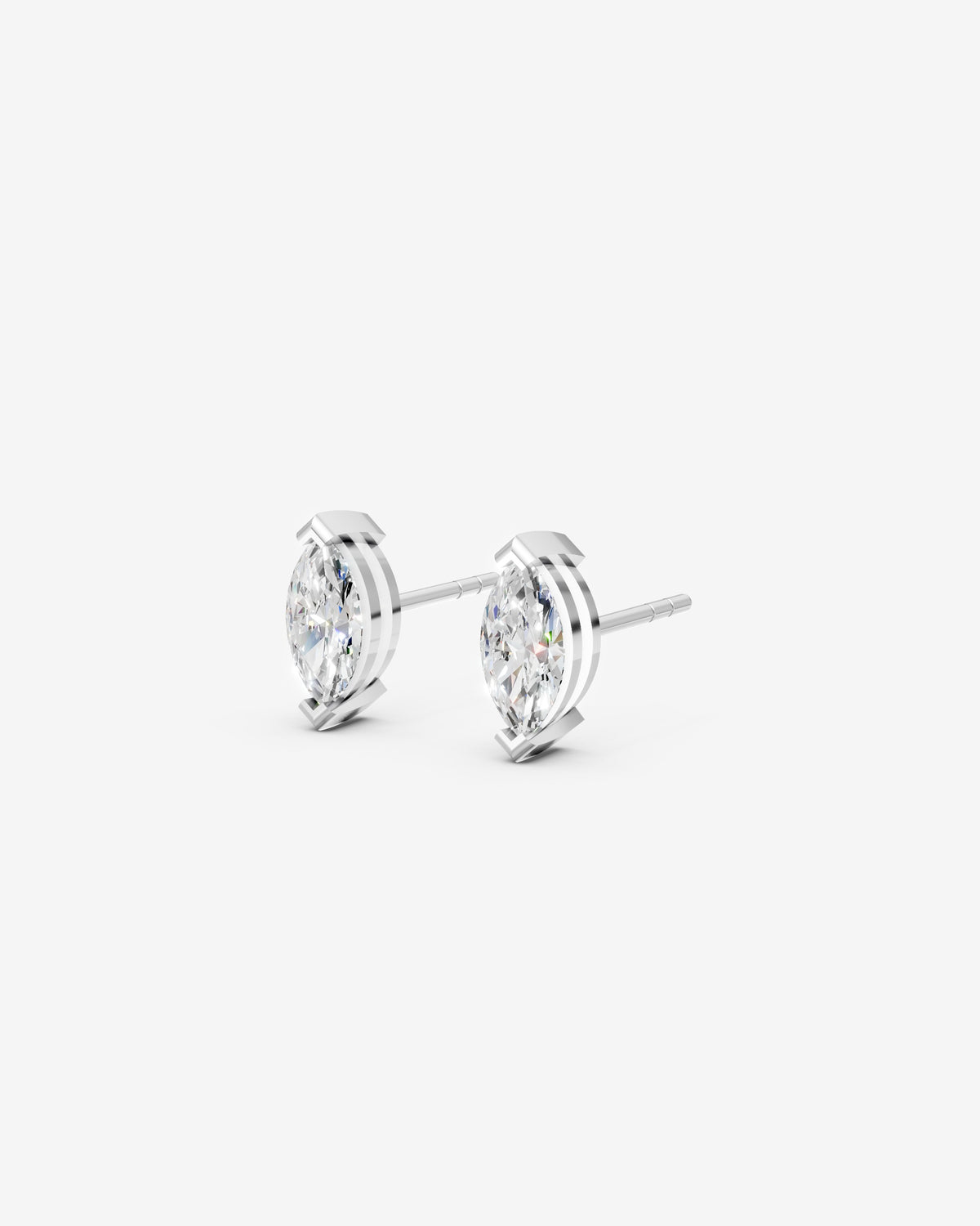 Marquise studs