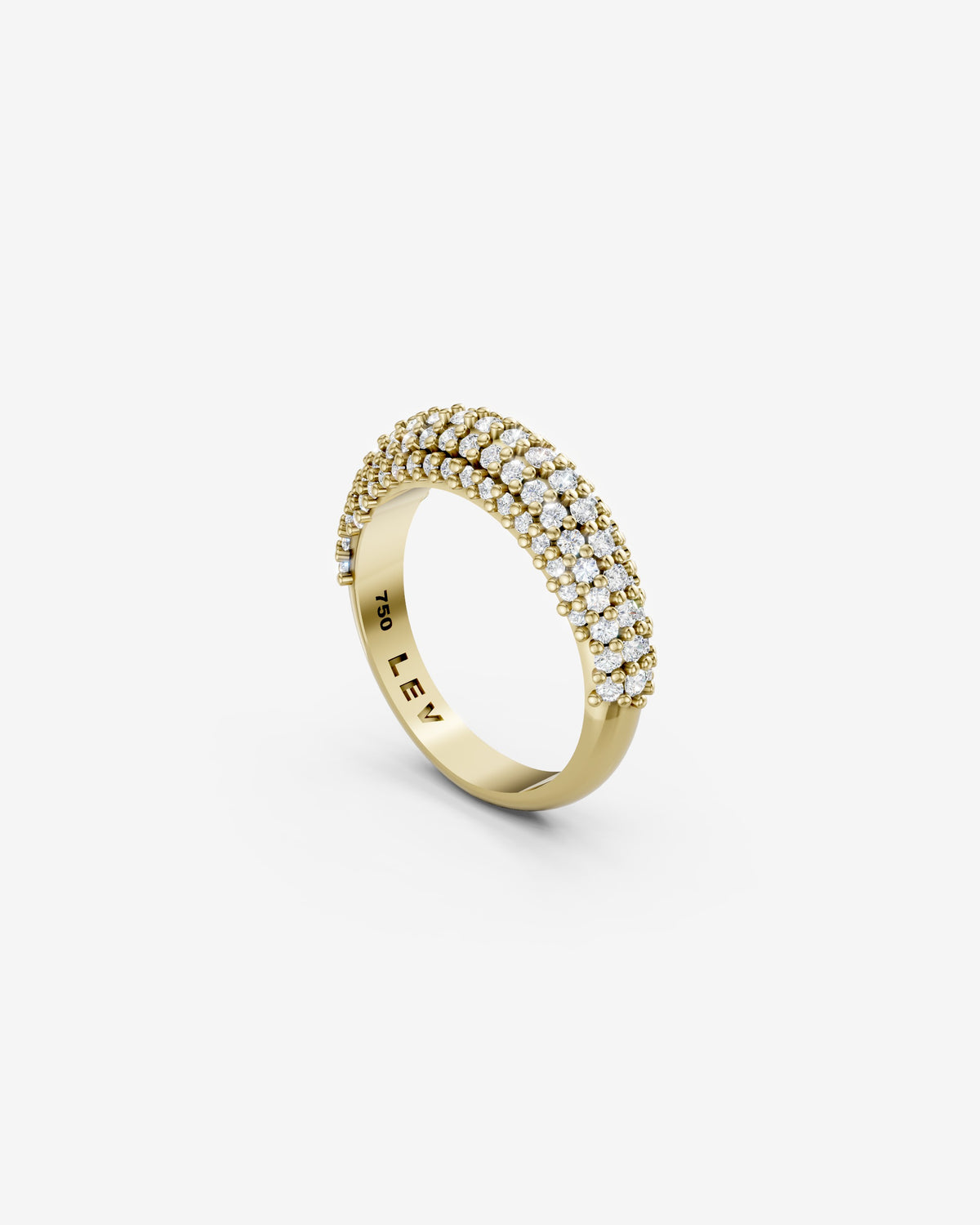 Duvet diamonds ring