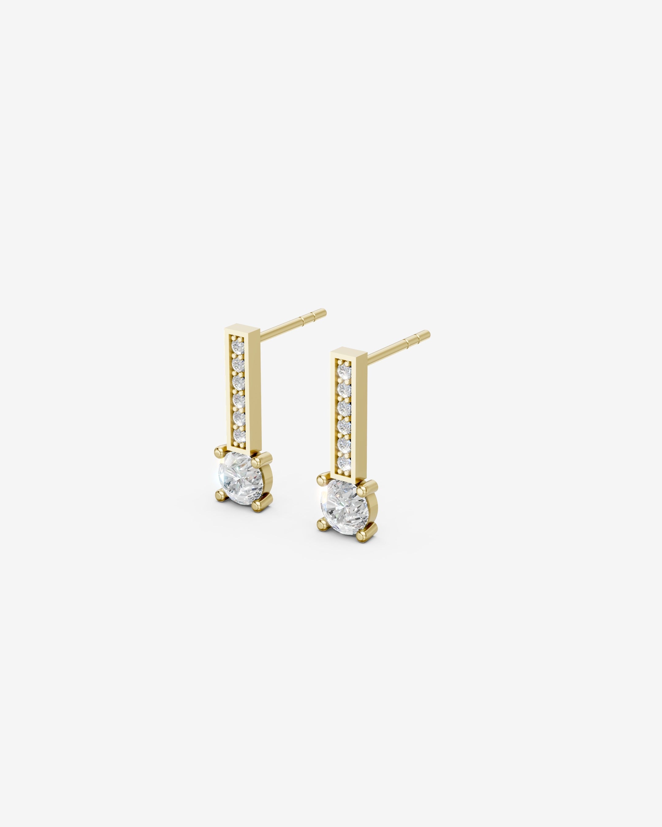 Lumen pear earrings
