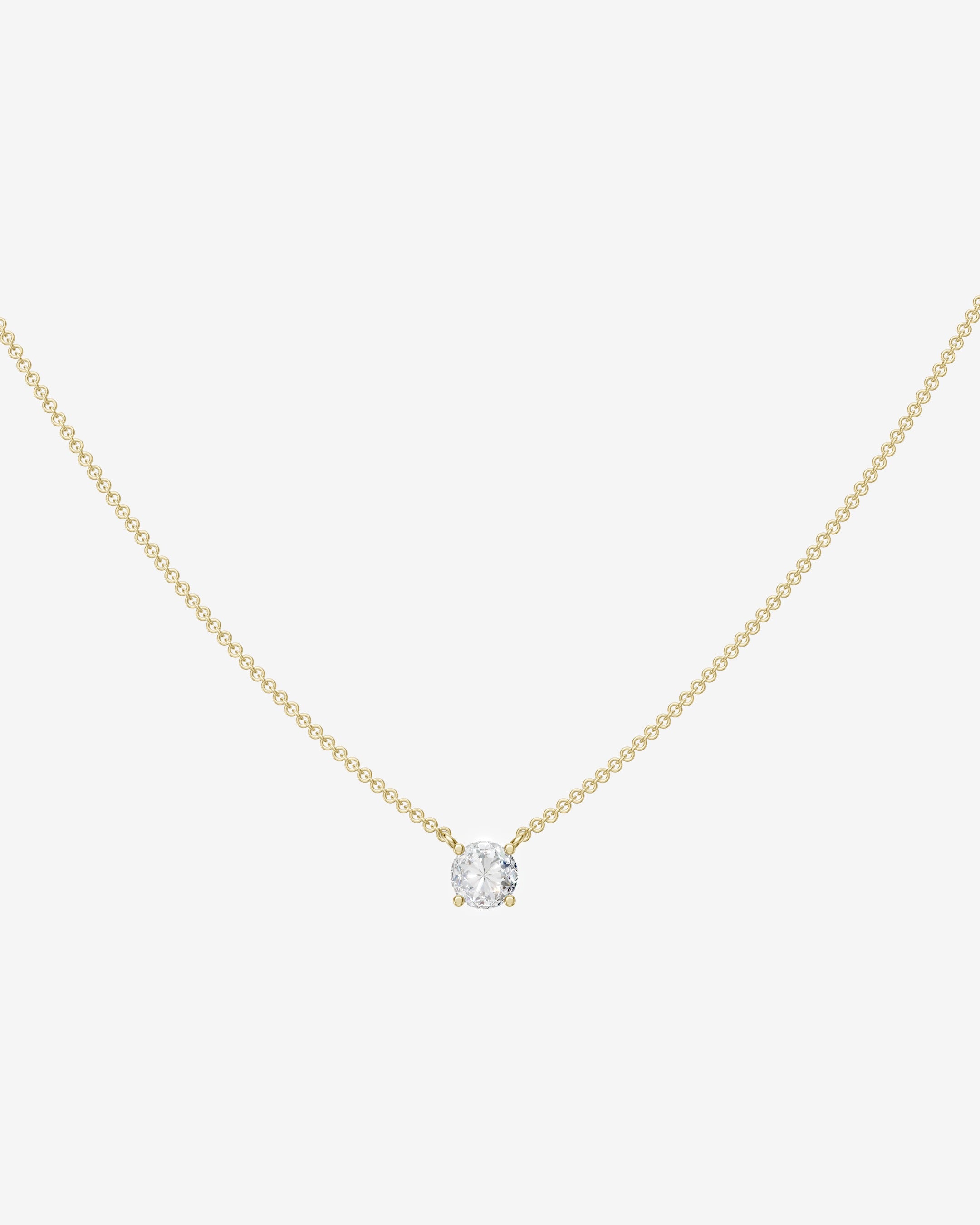 The classic diamond necklace