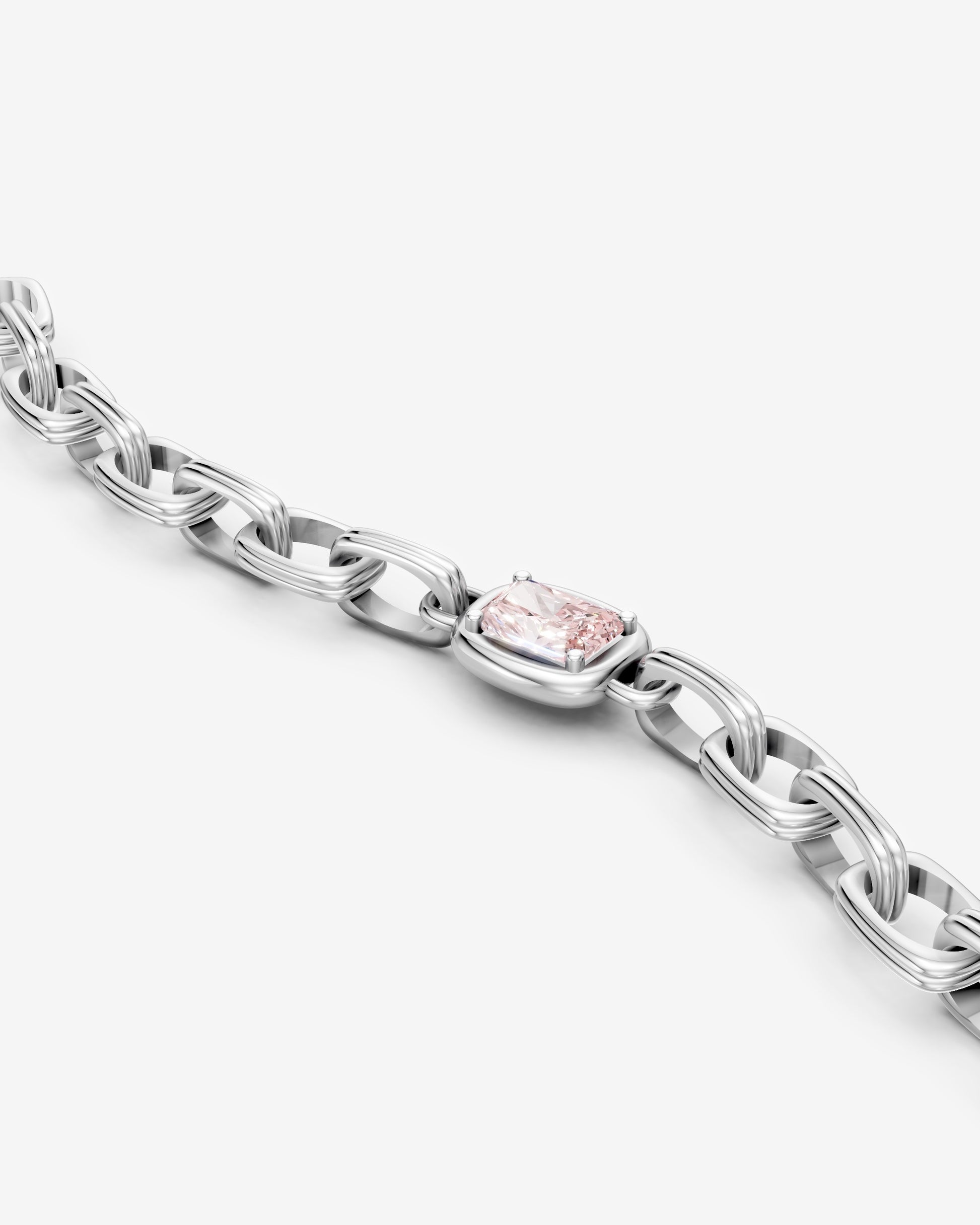 Double link blush bracelet