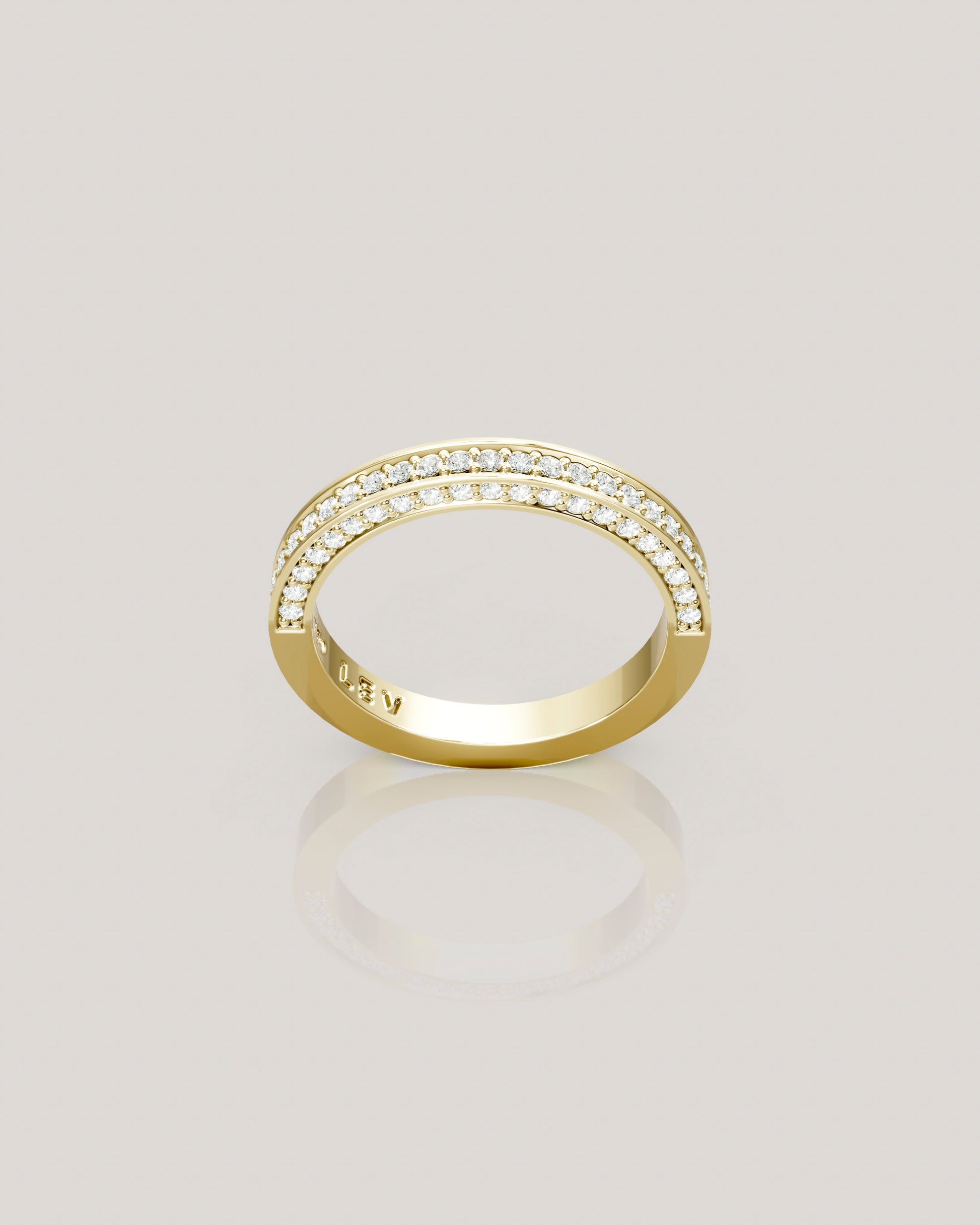 Trio Line - Wedding Ring