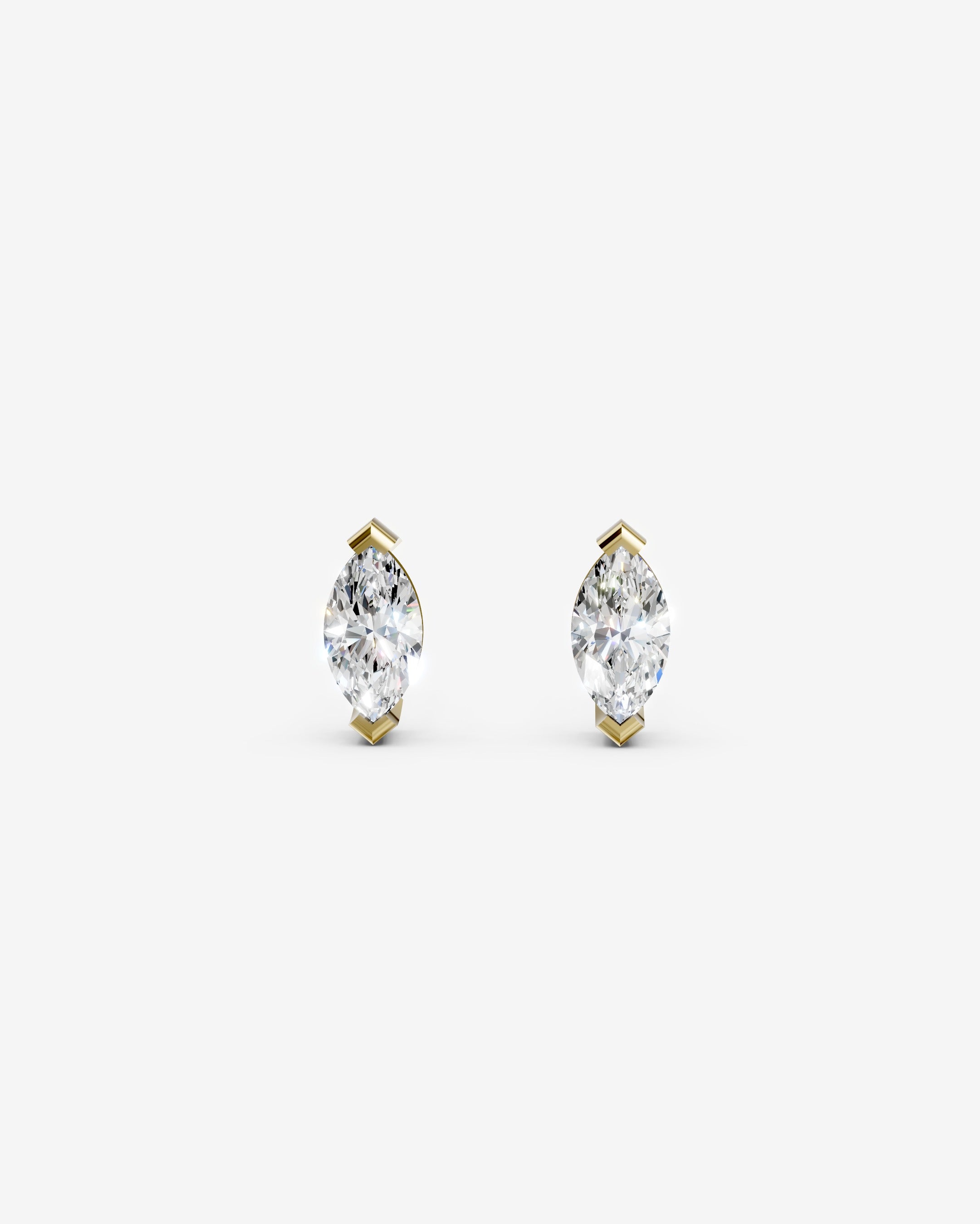 Marquise studs
