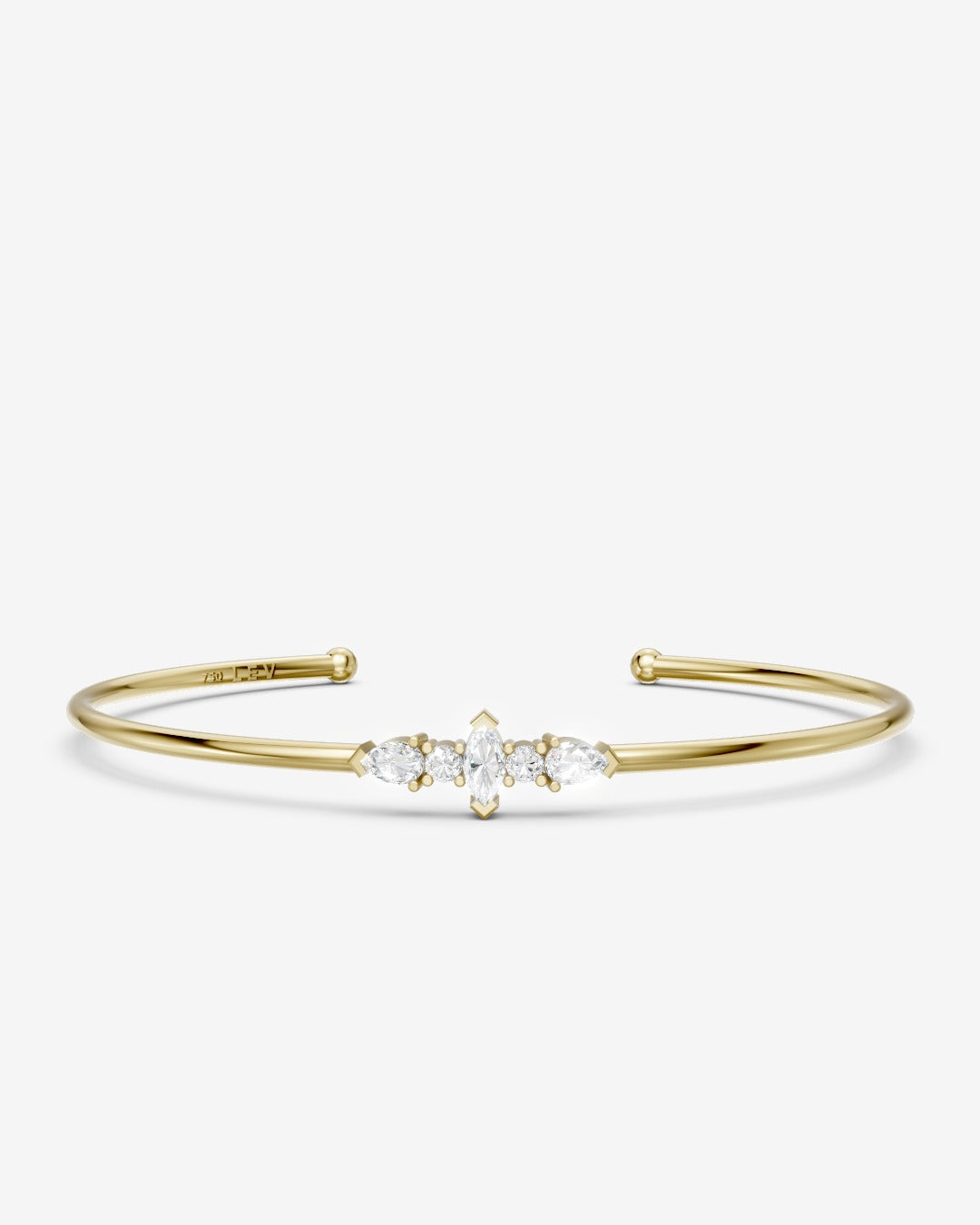Open - Middle Marquise on Wrist