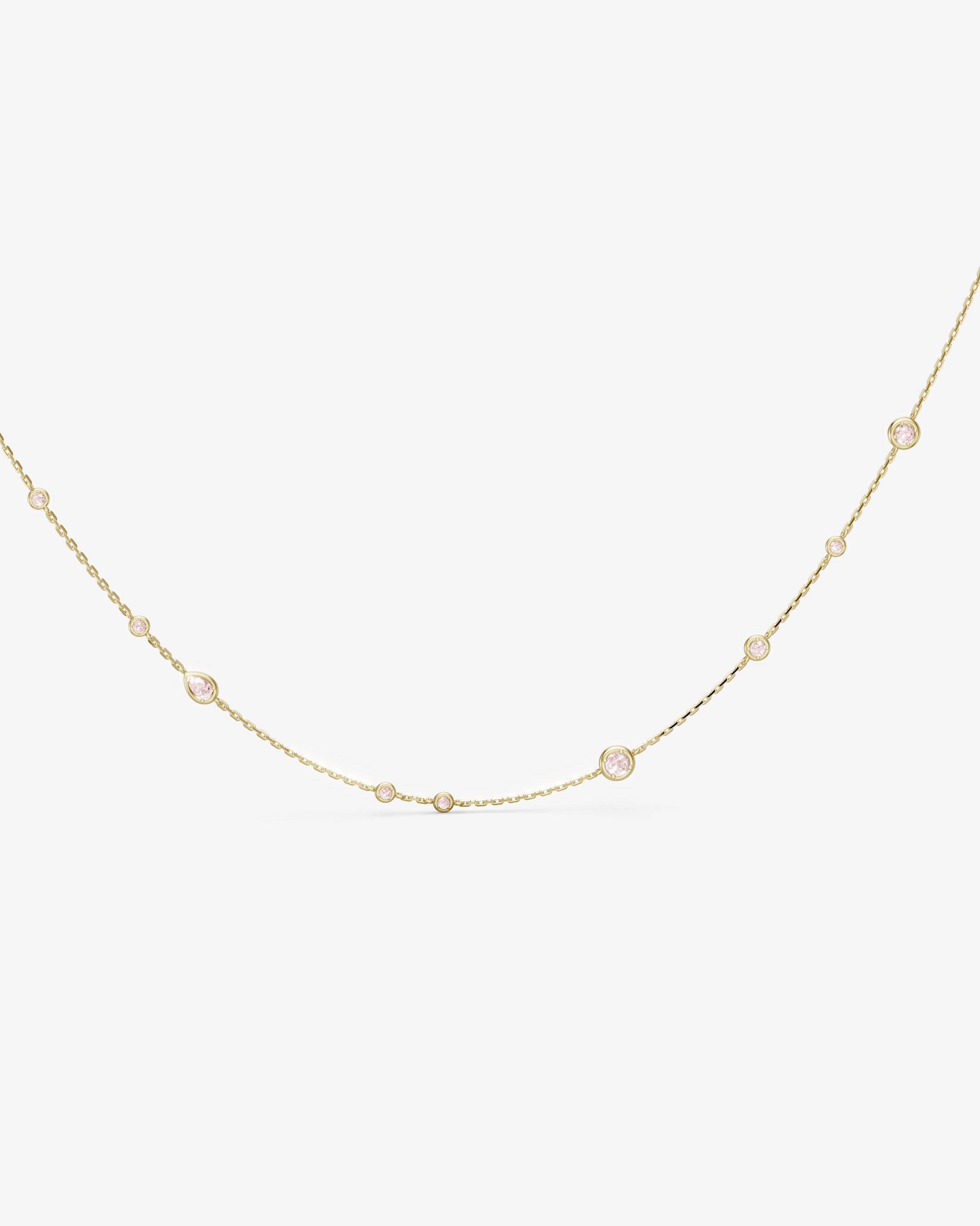 Wild rose bubbles necklace
