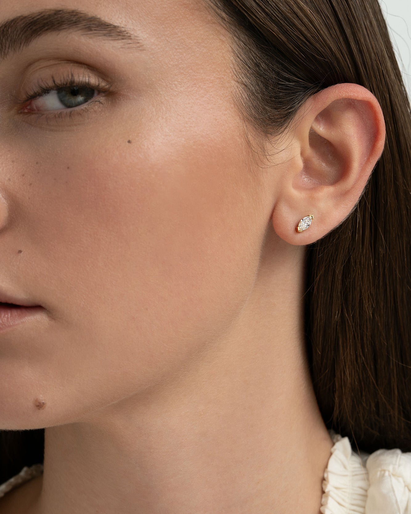 Marquise studs