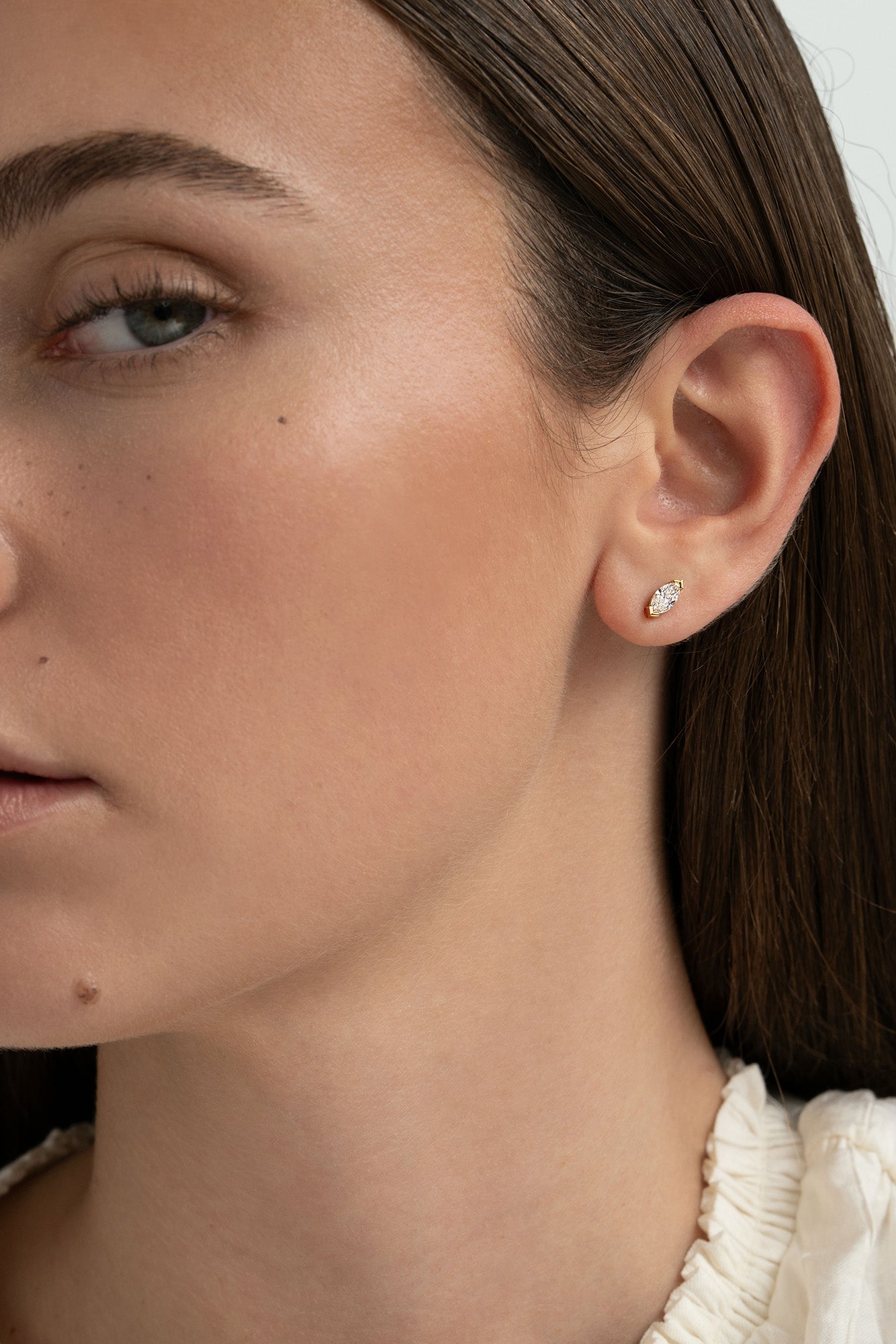 Marquise studs