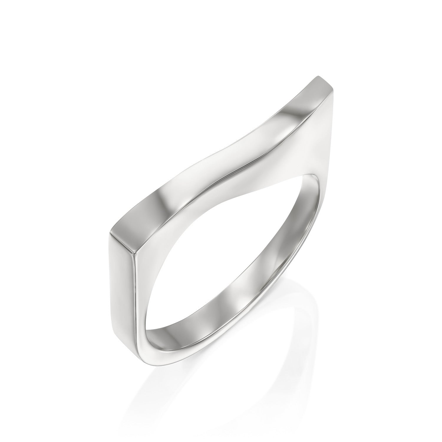 Standing Straight - Gold Ring