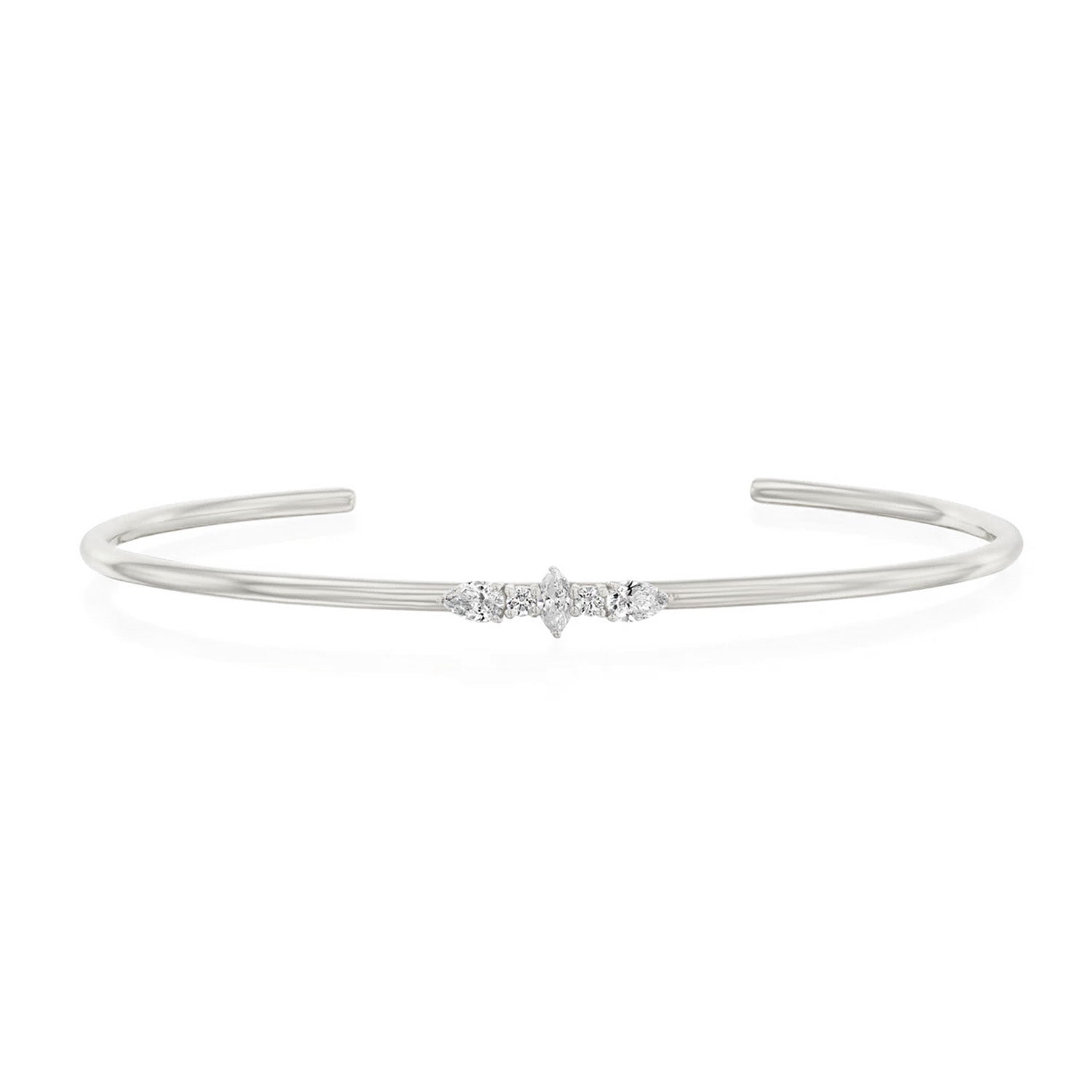 Open - Middle Marquise on Wrist