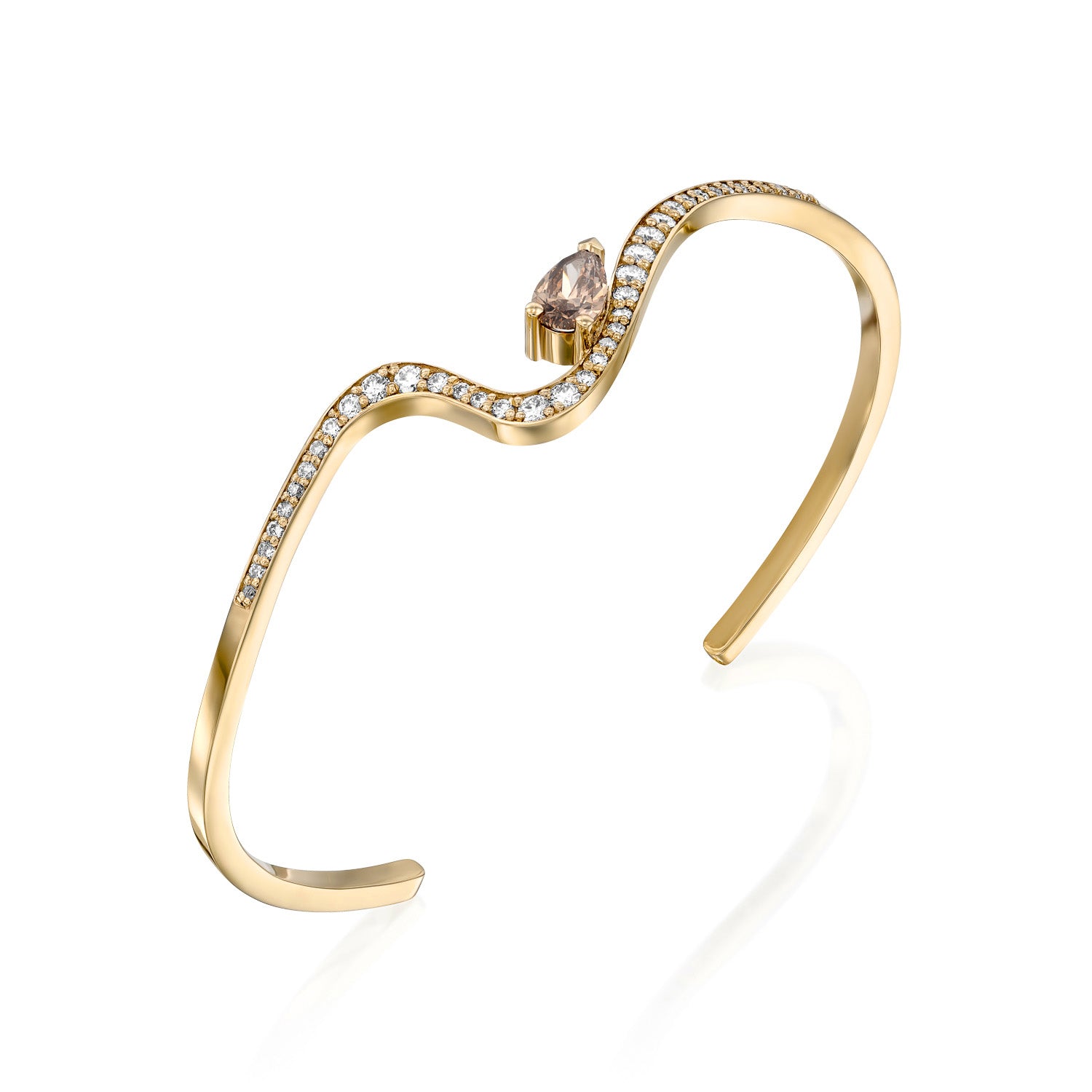Brown Pear on Wrist