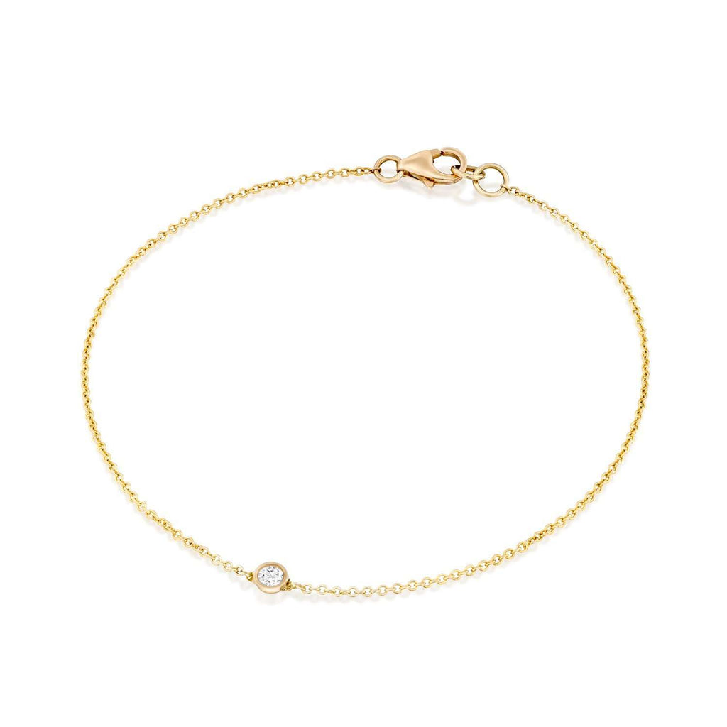 bubble diamond bracelet gold luxary צמיד זהב יהלום בועה מעוצב 