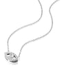 White evil eye necklace - levnaro - לבאנארו