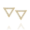 Triangle earrings - levnaro - לבאנארו