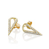 V earrings - levnaro - לבאנארו