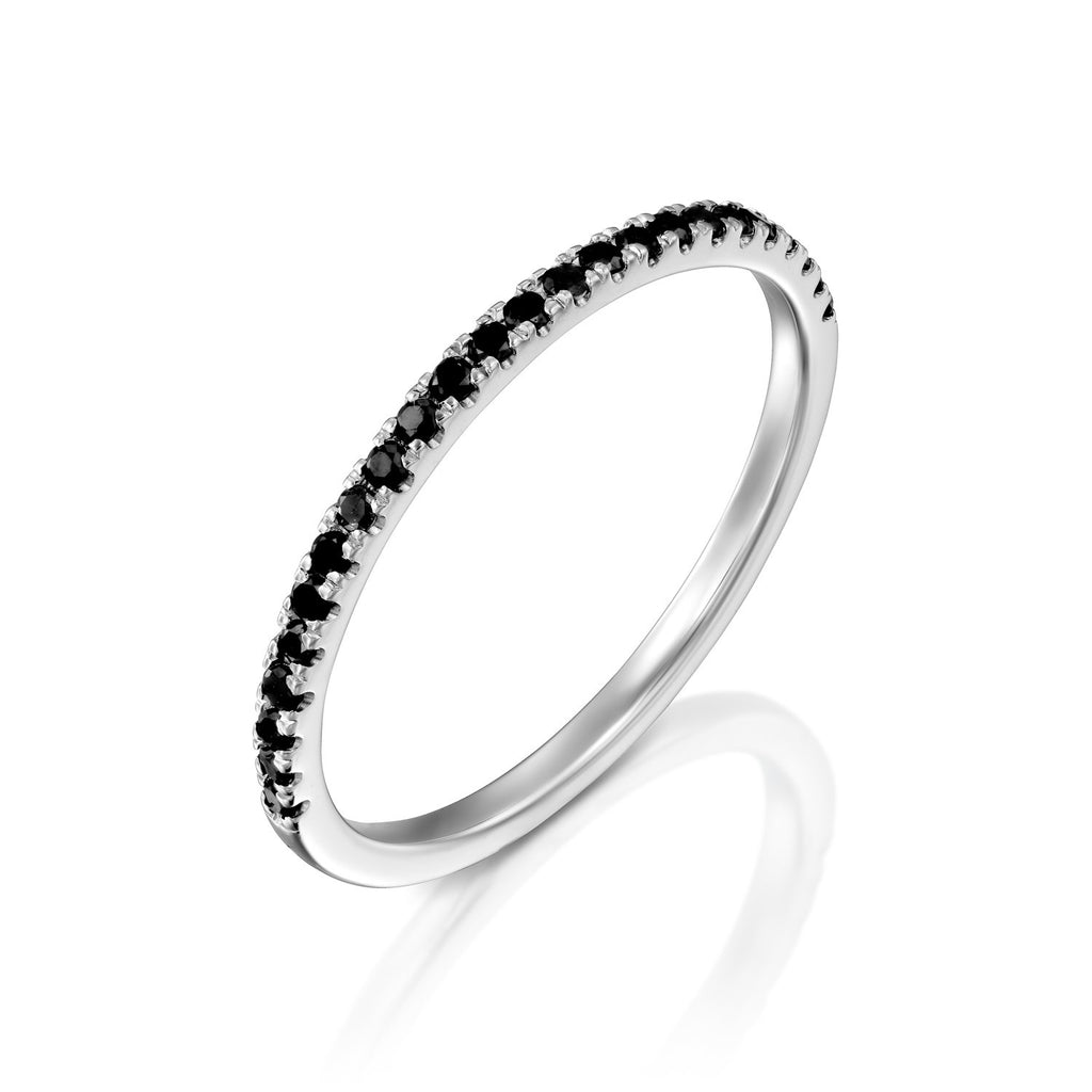 Eternity black ring - levnaro - לבאנארו