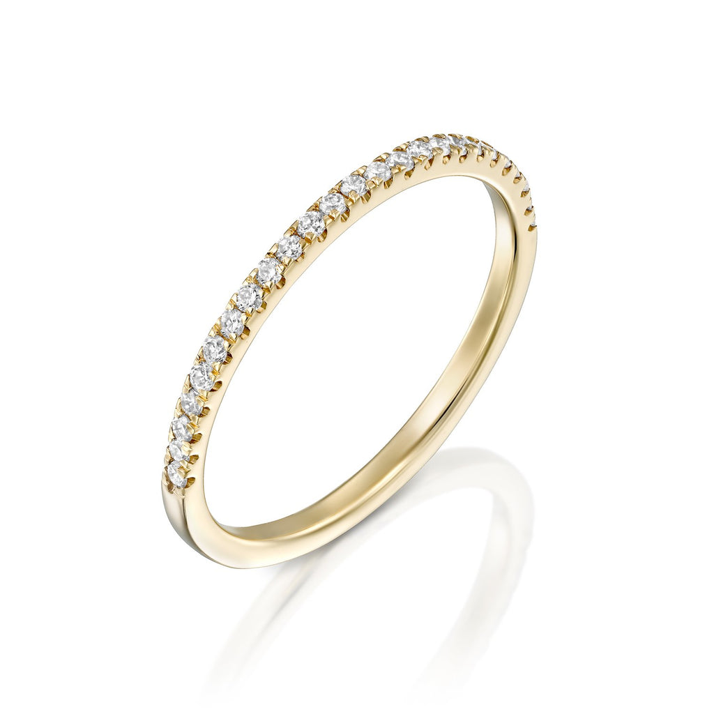 eternity diamond white ring precious טבעת איטרניטי יהלומים