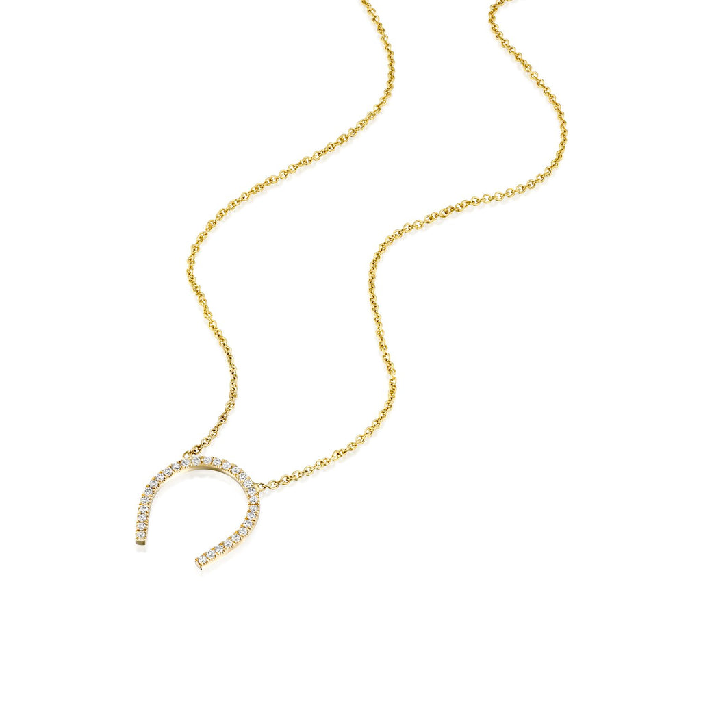 Horseshoe necklace - levnaro - לבאנארו