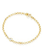 white gold bracelet צמיד זהב לבן יהלום יוקרתי מסוגנן