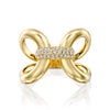 choker gold diamond ring precious טבעת זהב משובצת יהלומים צ׳וקר