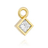 diamond pendant princess shaped תליון יהלום נסיכה