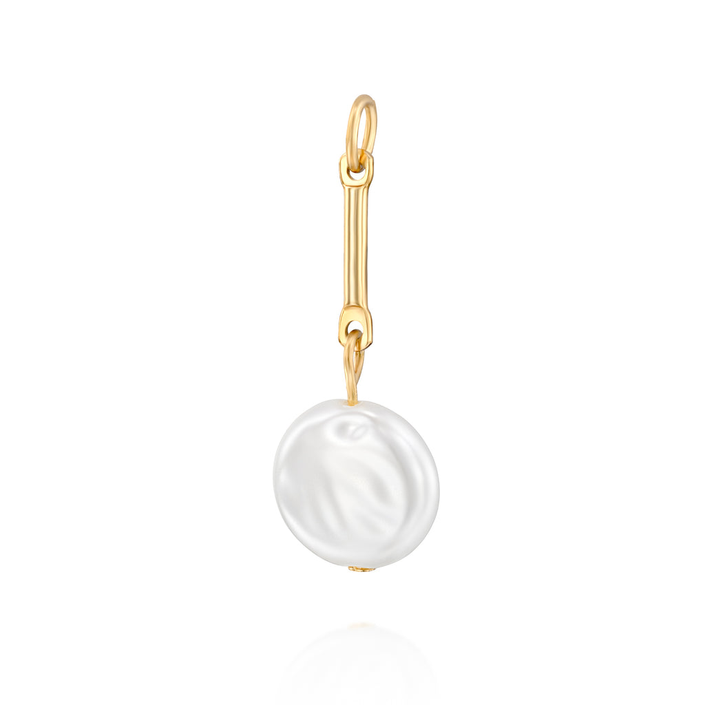 Emilia pearl pendant - levnaro - לבאנארו
