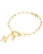 Audrey bracelet w Letter - levnaro - לבאנארו