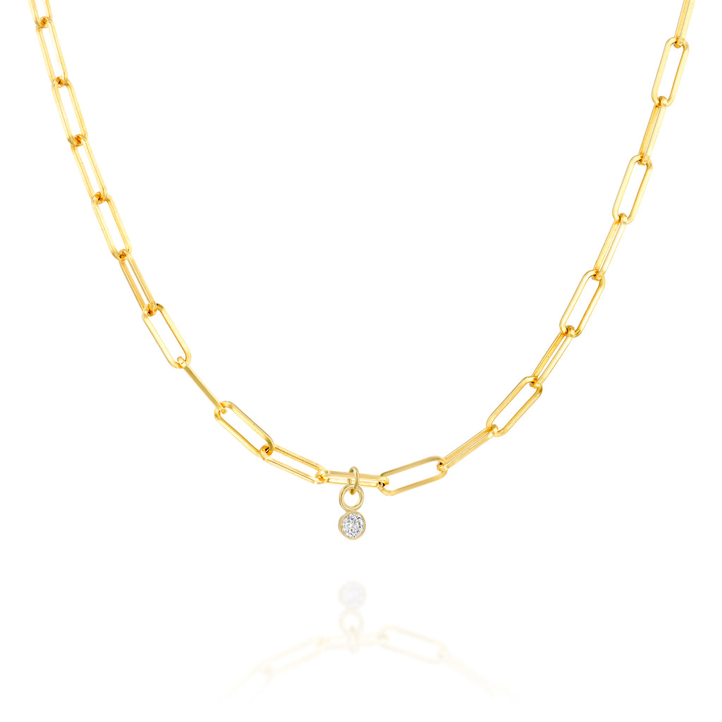 Diamond pendant - levnaro - לבאנארו