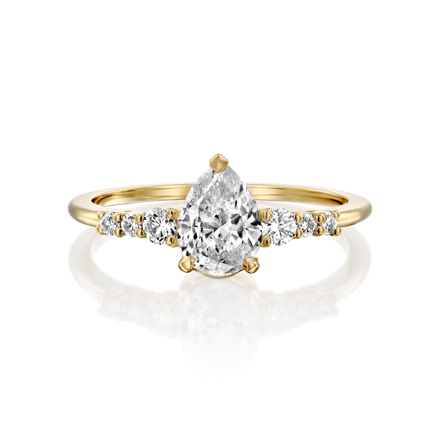 Pear shaped diamond edge - levnaro - לבאנארו