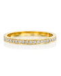 eternity diamond black ring gold טבעת איטרניטי יהלומים שחורים