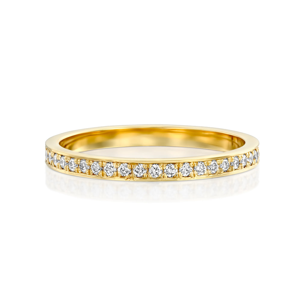 eternity diamond black ring gold טבעת איטרניטי יהלומים שחורים