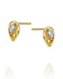 pear in pear earrings - levnaro - לבאנארו