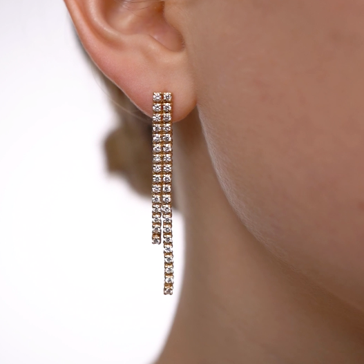 Tennis Earrings | Sample Sale