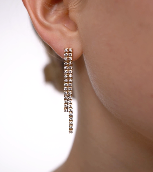 Tennis Earrings | Sample Sale