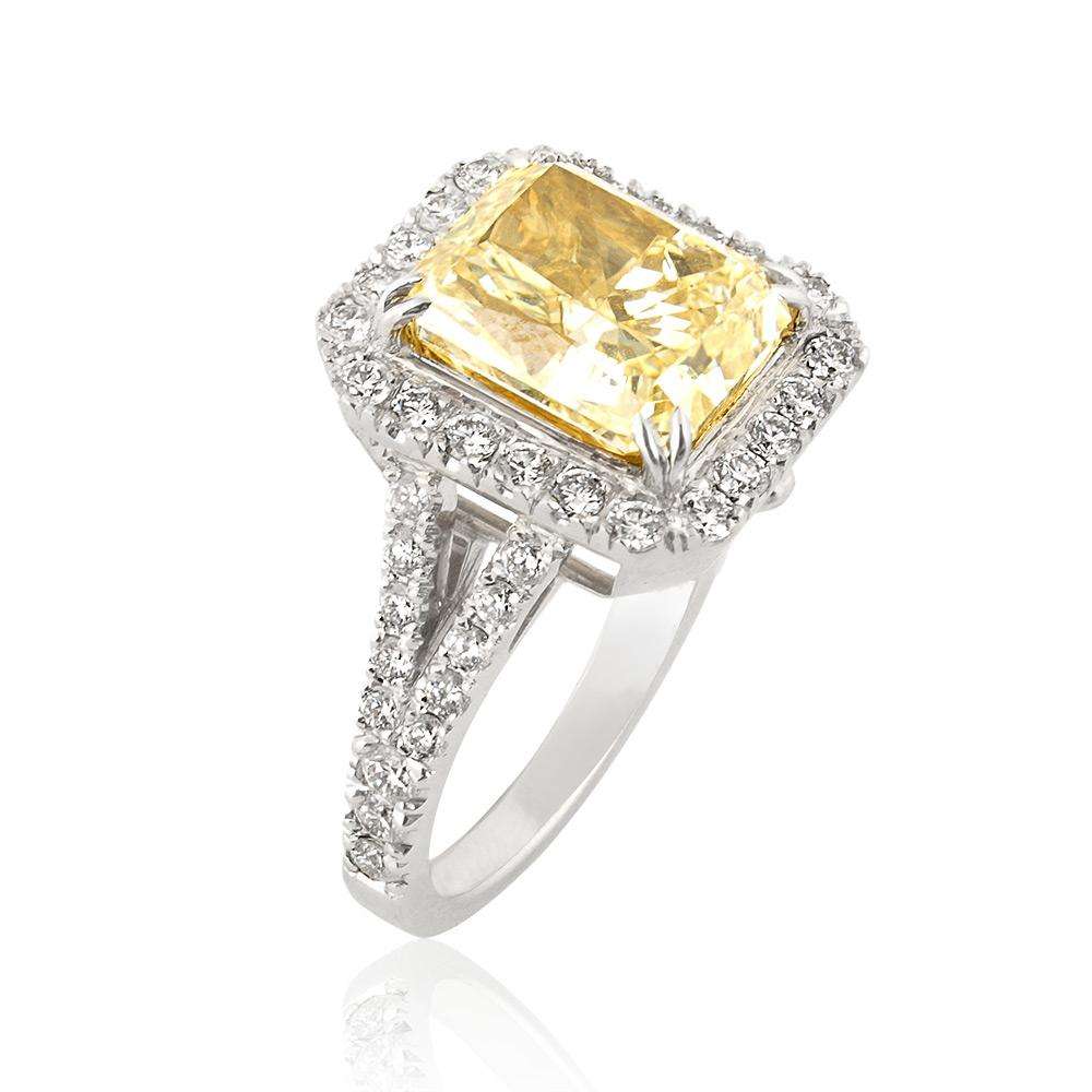 Yellow fancy ring - levnaro - לבאנארו