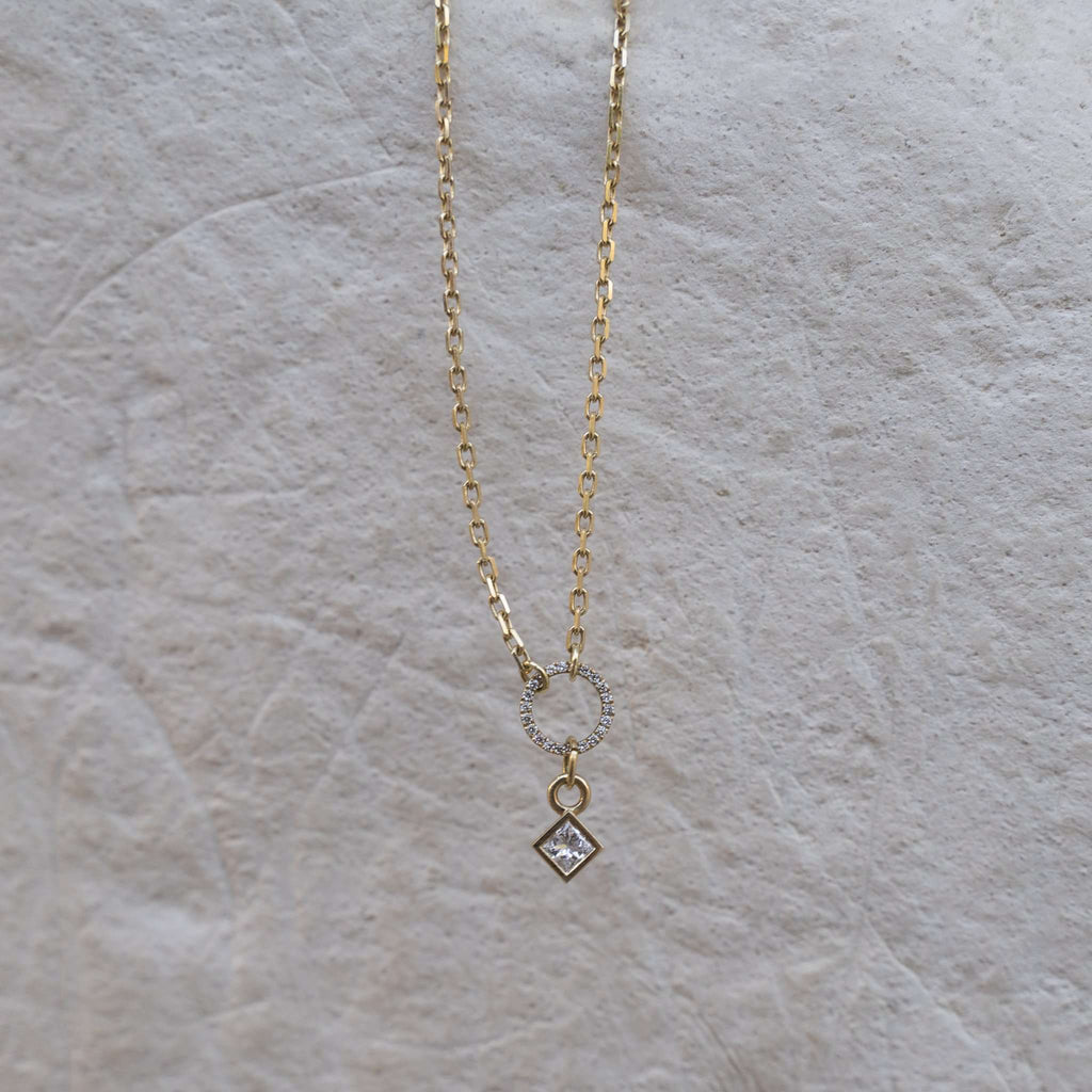 Rosa necklace - levnaro - לבאנארו