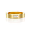 טבעת זהב מעוטרת יהלום בגט מפואר beuggete gold ring diamond luxary