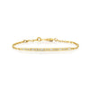 bracelet straight diamond line special design צמיד פס יהלומים משובצץ עיצוב אישי מיוחד
