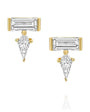 precious diamond gold earings עגילי יהלום מפוארים זהב 