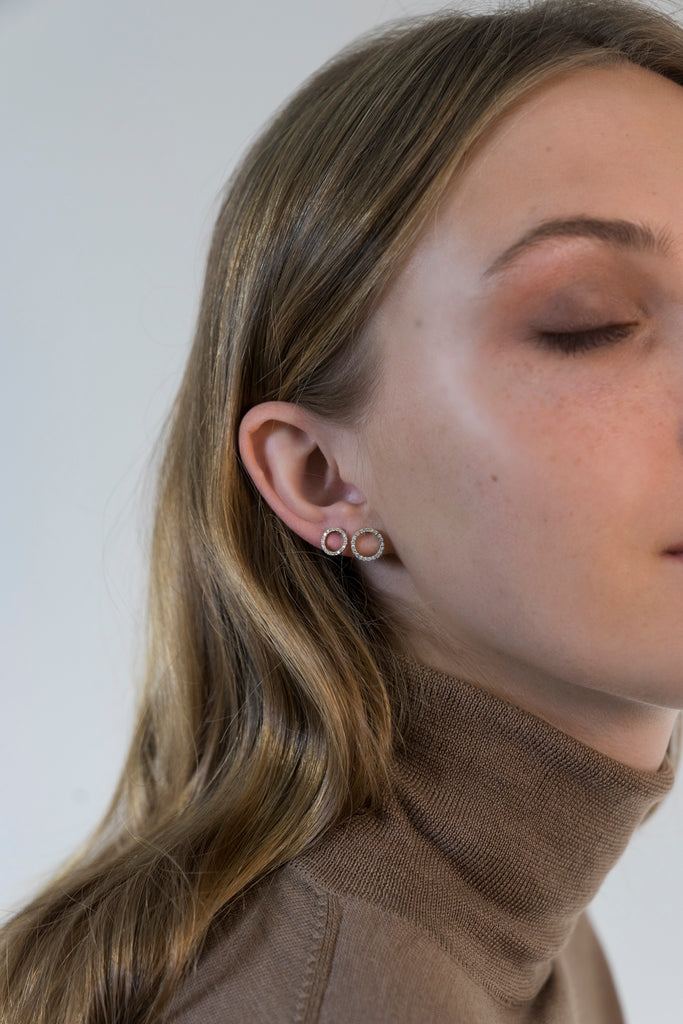 Circular earrings - levnaro - לבאנארו