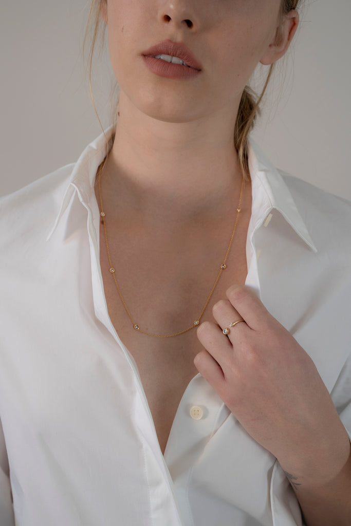 Bubbles necklace - levnaro - לבאנארו