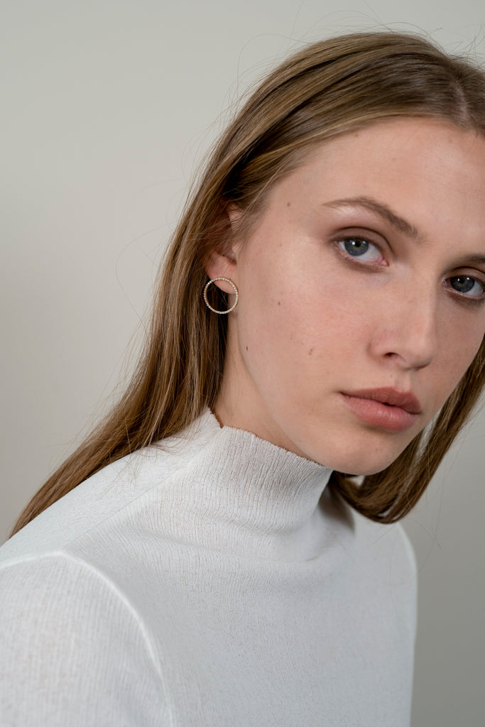 Grand circular earrings - levnaro - לבאנארו