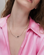 diamond brown necklace precious שרשרת יהלום חום יוקרתית