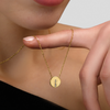 לבנארו שרשרת זהב משובצת יהלום מעוצב levnaro gold diamond necklace stylish